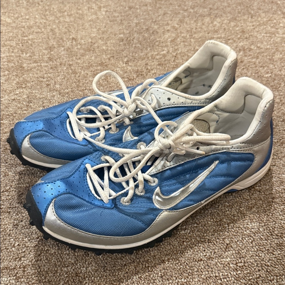 Nike Blue and Gray Athletic Running Shoes